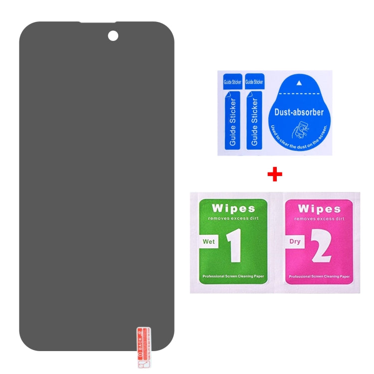 Pellicola vetro temperato anti-spia per iPhone 15 Pro Max