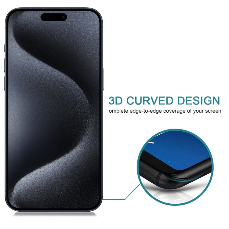 Pellicola vetro temperato anti-spia per iPhone 15 Pro Max