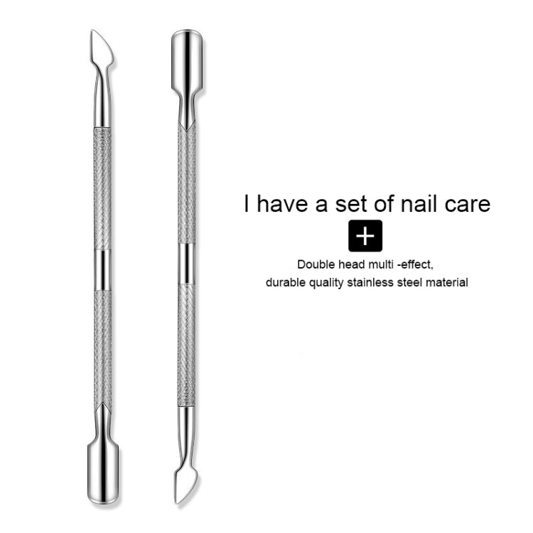 Strumento manicure in acciaio inox 13,1 cm