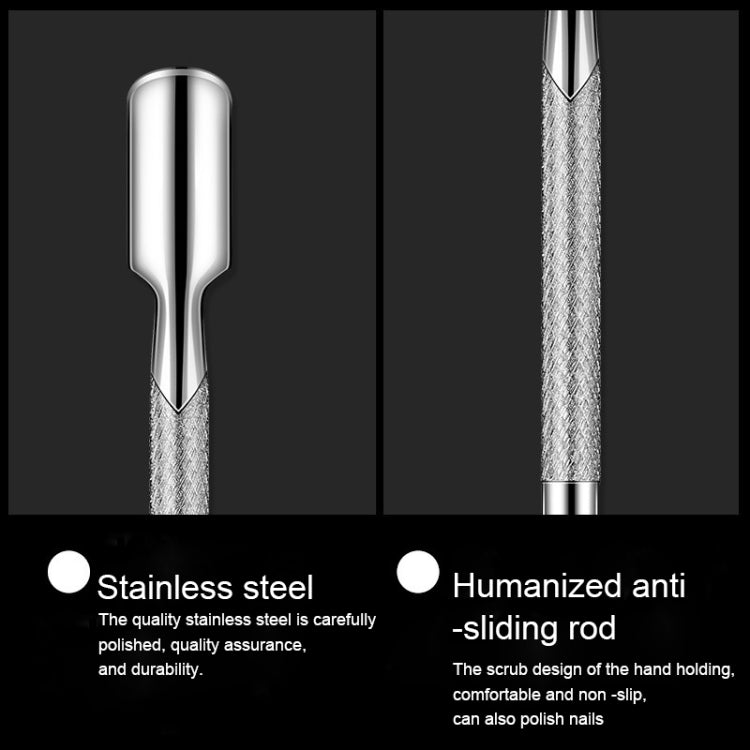 Strumento manicure in acciaio inox 13,1 cm