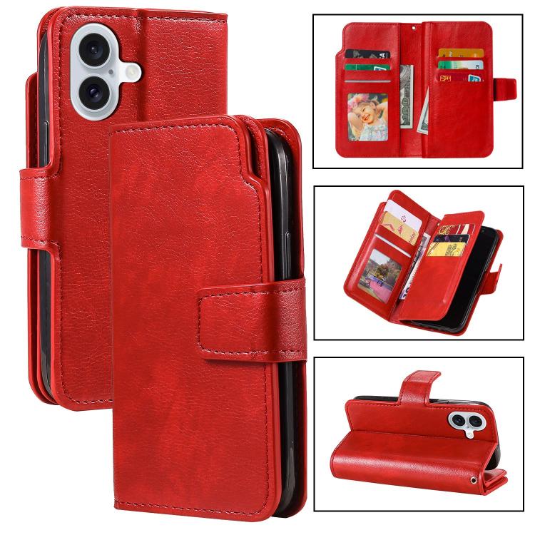 Custodia portafoglio in pelle per iPhone 17 Pro