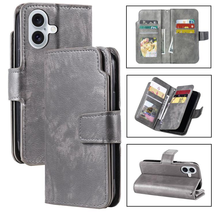 Custodia portafoglio in pelle per iPhone 17 Pro