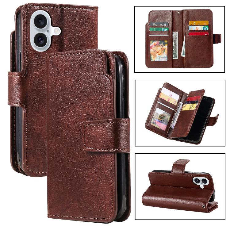 Custodia portafoglio in pelle per iPhone 17 Pro