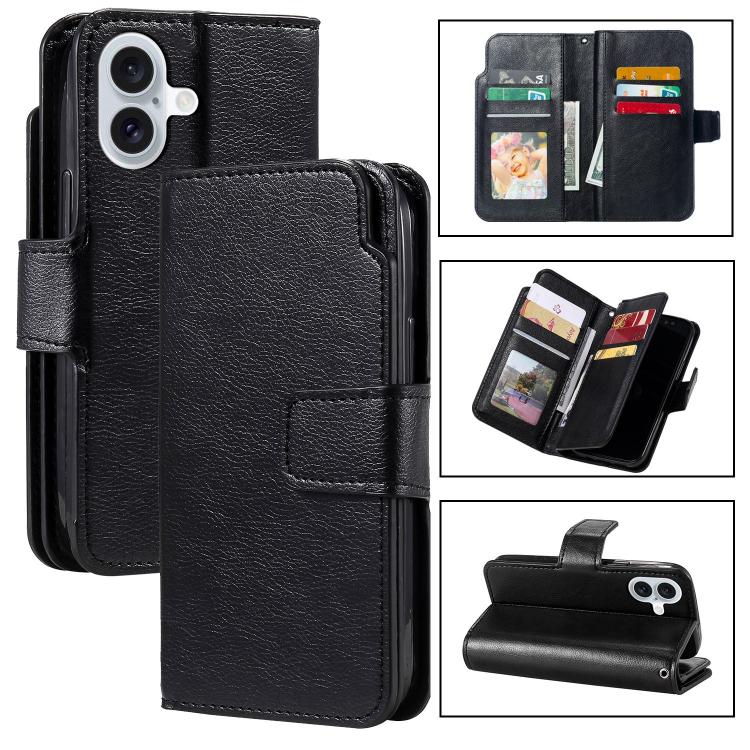 Custodia portafoglio in pelle per iPhone 17 Pro