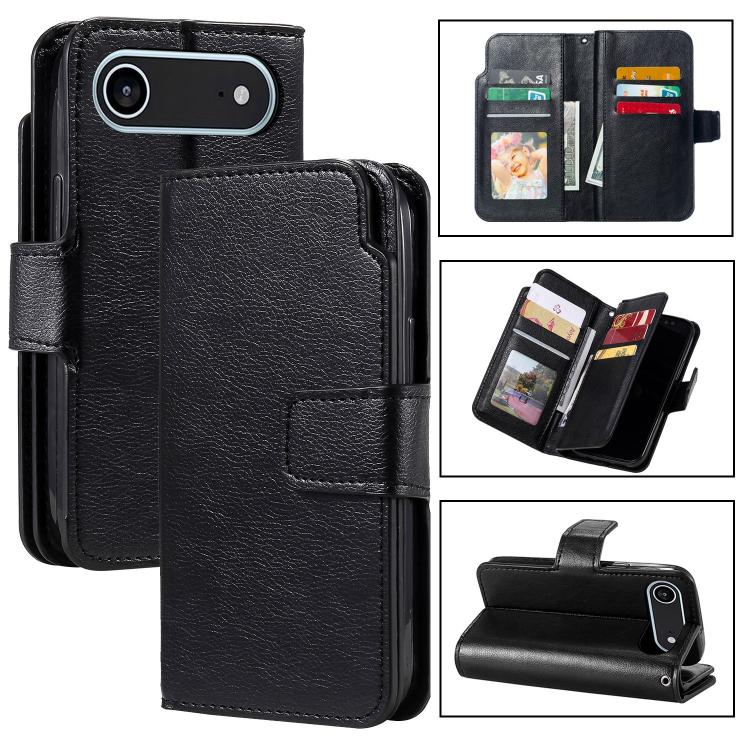 Custodia portafoglio in pelle per iPhone 17 Pro