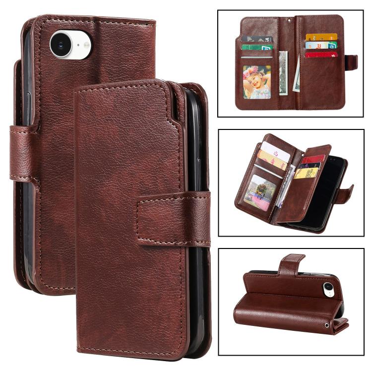 Custodia portafoglio in pelle per iPhone 18 Pro