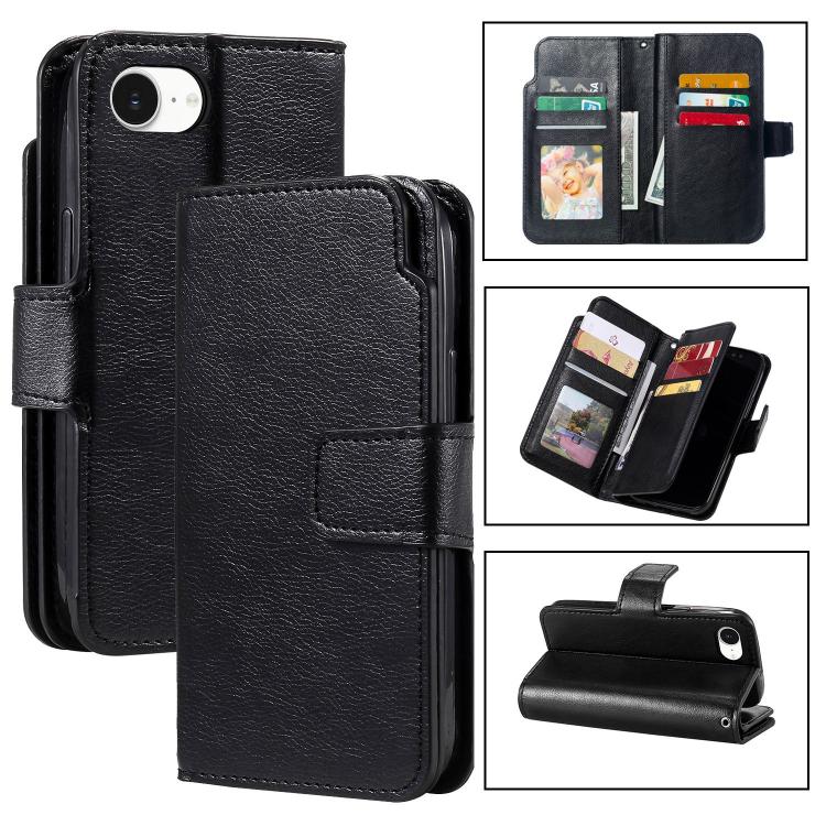 Custodia portafoglio in pelle per iPhone 18 Pro