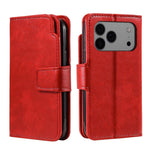 Custodia portafoglio in pelle per iPhone 18 Pro
