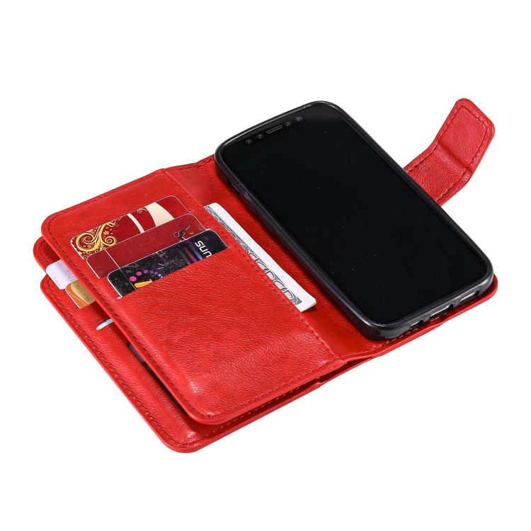 Custodia portafoglio in pelle per iPhone 18 Pro