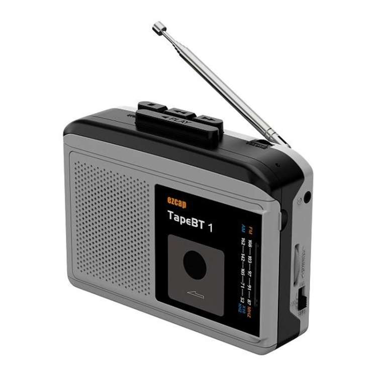 Ezcap 244 Tape BT 1 Lettore Bluetooth portatile Convertitore Walkman con radio FM / AM, Ezcap 244