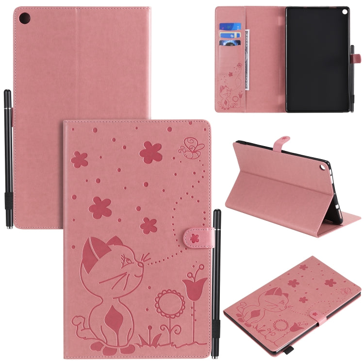 Custodia protettiva in pelle Cat Bee con funzione sleep/sveglia per Amazon
