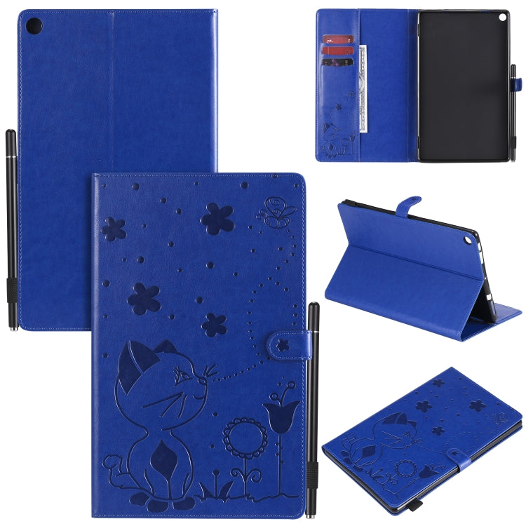 Custodia protettiva in pelle Cat Bee con funzione sleep/sveglia per Amazon