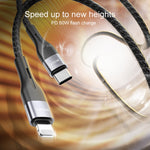 Cavo USB-C Type-C 60W 1 metro per smartphone compatibili