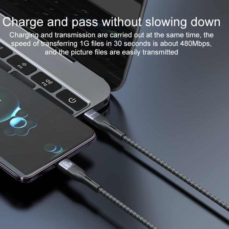 Cavo USB-C Type-C 60W 1 metro per smartphone compatibili