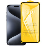 Pellicola vetro temperato 9D per iPhone 16 Pro Max