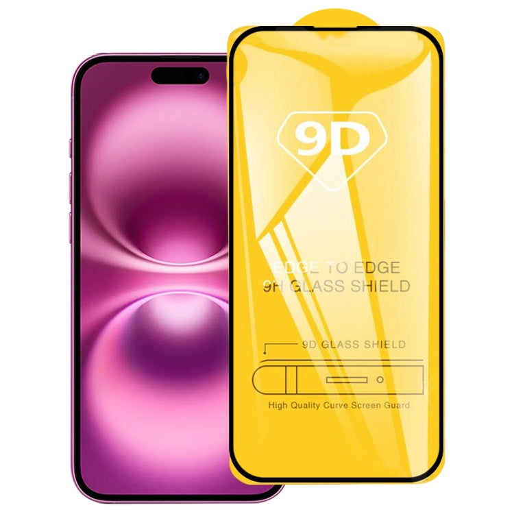 Pellicola vetro temperato 9D per iPhone 16 Pro Max