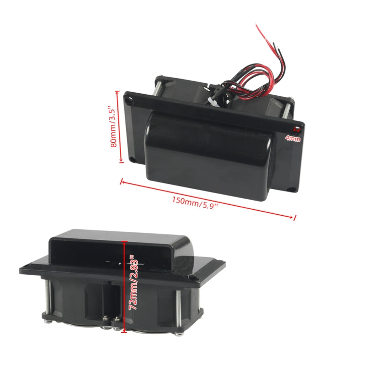 Ventola di scarico 12V per cappa cucina camper