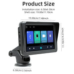 Lettore MP5 per auto 7" con CarPlay wireless e Bluetooth 5.0