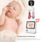 Telecamera baby monitor wireless con visione notturna 2,8 pollici