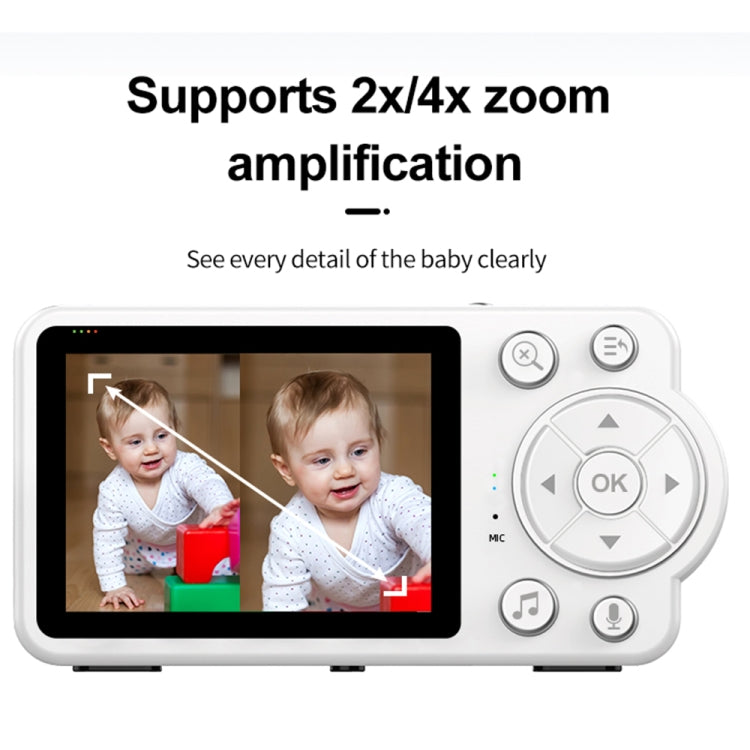 Telecamera baby monitor wireless 2,8" con visione notturna