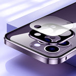 Custodia magnetica per telefono in vetro temperato HD con doppia fibbia, For iPhone 16 Plus, For iPhone 16, For iPhone 15 Pro Max, For iPhone 15 Pro