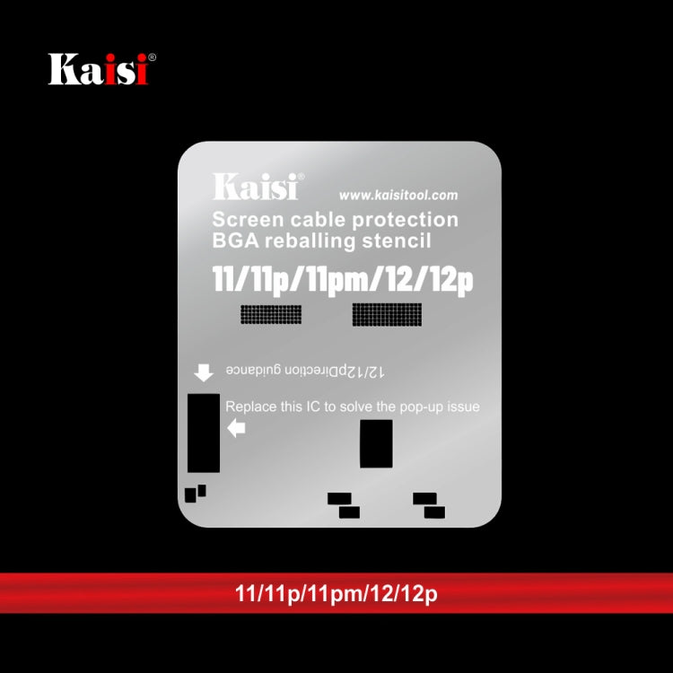 Stencil BGA per reballing e riparazione iPhone 11-14 Pro Max - immagine 2
