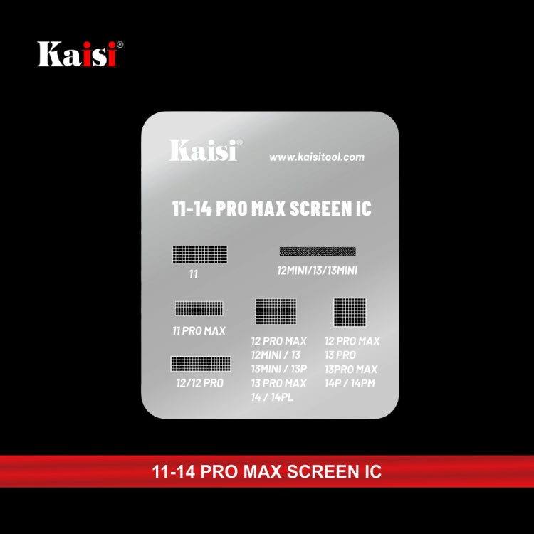 Stencil BGA per reballing e riparazione iPhone 11-14 Pro Max - immagine 4