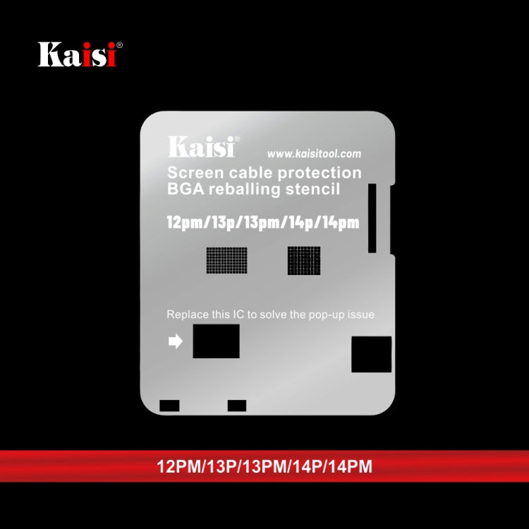 Stencil BGA per reballing e riparazione iPhone 11-14 Pro Max - immagine 5