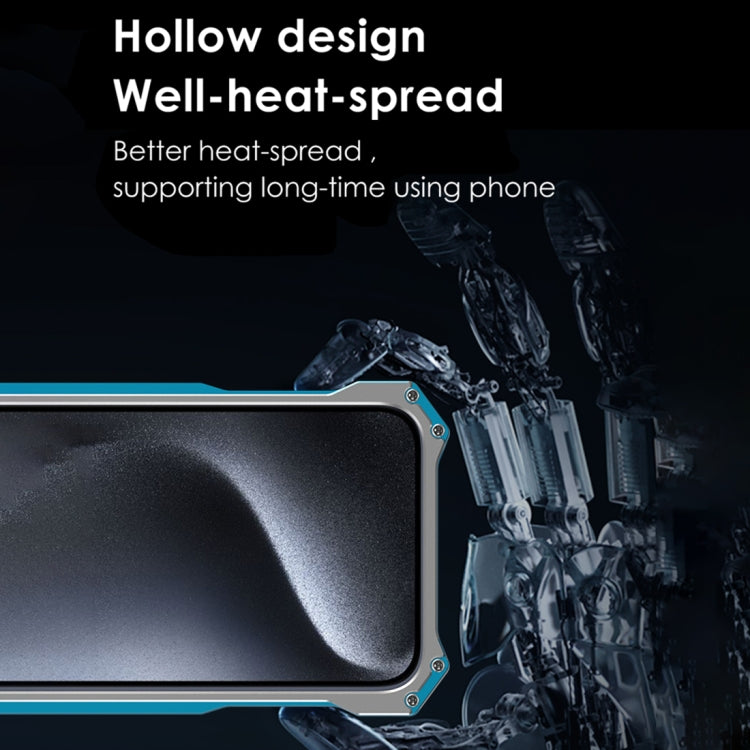 Custodia metallo antiurto per iPhone 15 Pro Max