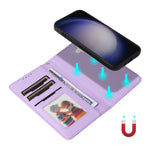 Custodia in pelle staccabile 2 in 1 per Samsung Galaxy S24 5G