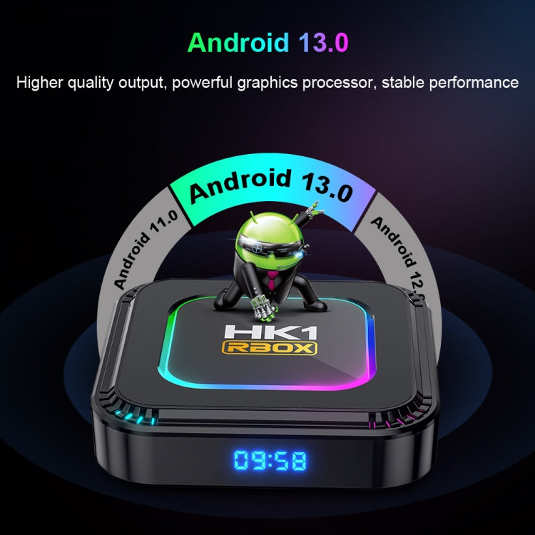 Smart TV Box HK1 RBOX K8 8K Android 13.0 4GB+64GB