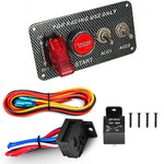 Pannello interruttori accensione auto 12V con pulsante avvio