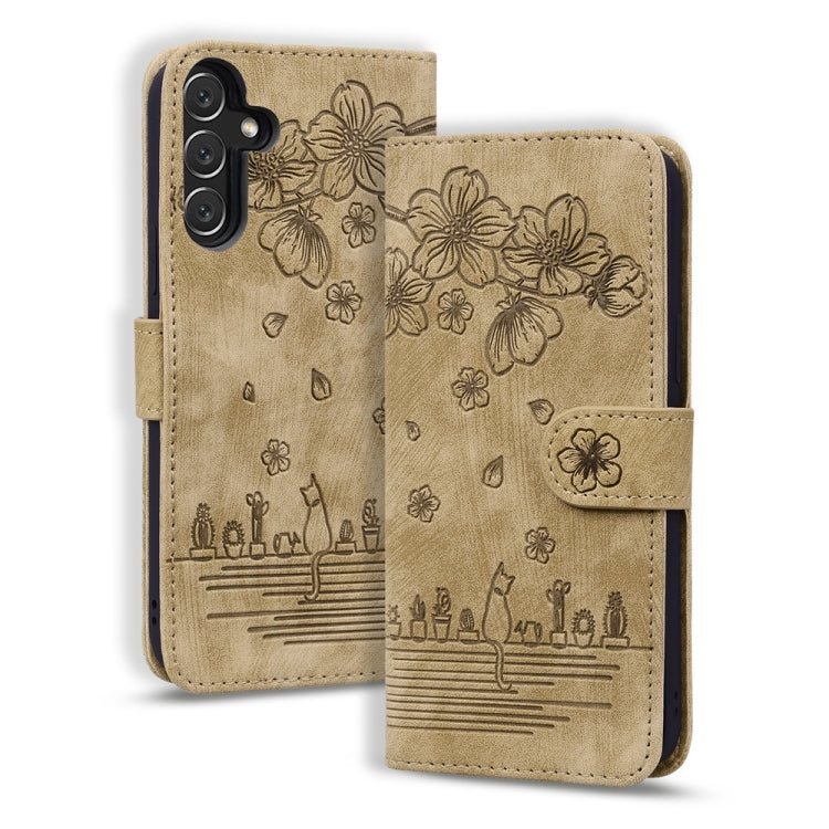Custodia portafoglio in pelle per Samsung Galaxy A05s