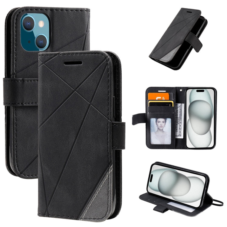 Custodia portafoglio in pelle per iPhone 15 Plus