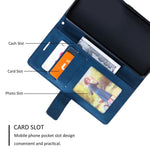 Custodia portafoglio in pelle per iPhone 17
