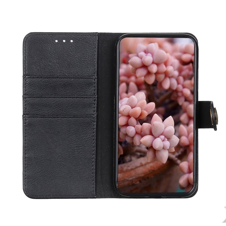 Custodia in pelle a conchiglia orizzontale con supporto per OnePlus Nord