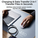Cavo ricarica rapida USB-C 100W compatibile iPhone 15 e 16