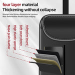 Borsa portaoggetti per schienale auto in pelle Napa 37x25 cm