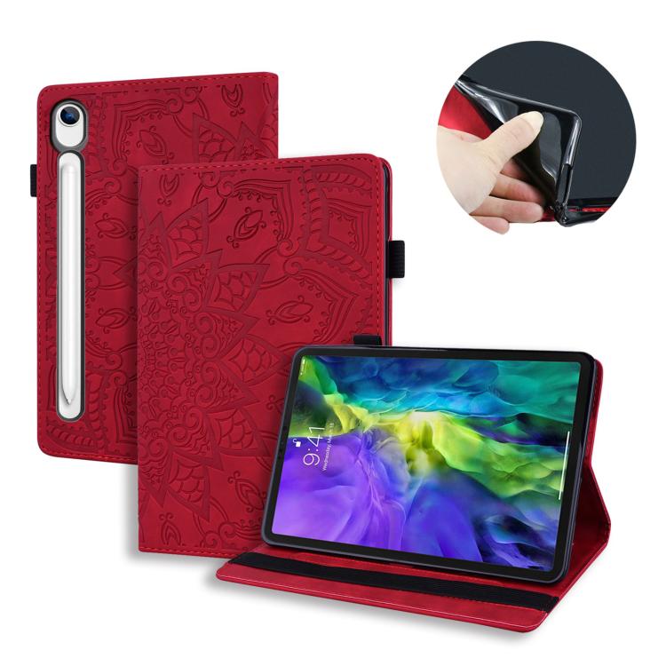 Custodia tablet in pelle goffrata per Galaxy Tab S10 Lite