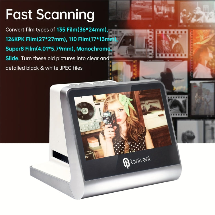 Scanner pellicole Tonivent TON170 22MP con schermo 5 pollici
