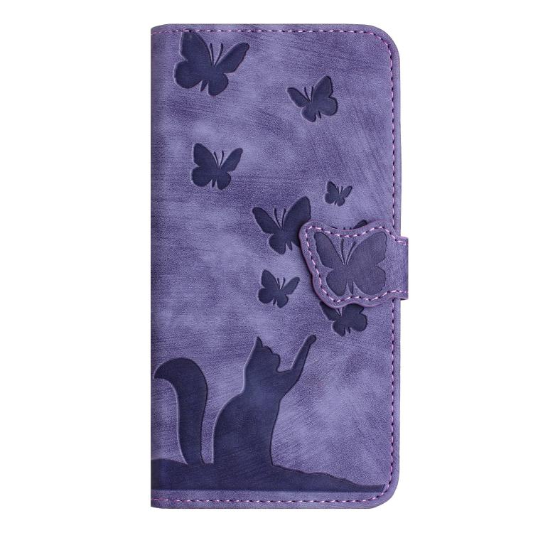 Custodia per cellulare in pelle con stampa a farfalla con gatto, For iPhone 17 Pro Max, For iPhone 17 Pro, For iPhone 17, For iPhone Air