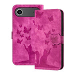 Custodia per cellulare in pelle con stampa a farfalla con gatto, For iPhone 17 Pro Max, For iPhone 17 Pro, For iPhone 17, For iPhone Air