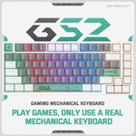 ONIKUMA G52 Tastiera meccanica RGB 82 tasti USB-C