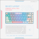 ONIKUMA G52 Tastiera meccanica RGB 82 tasti USB-C