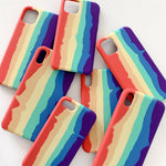 Custodia silicone liquido arcobaleno per iPhone 11, 11 Pro, 11 Pr