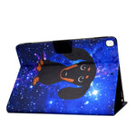 Custodia in pelle flip per iPad con slot carte