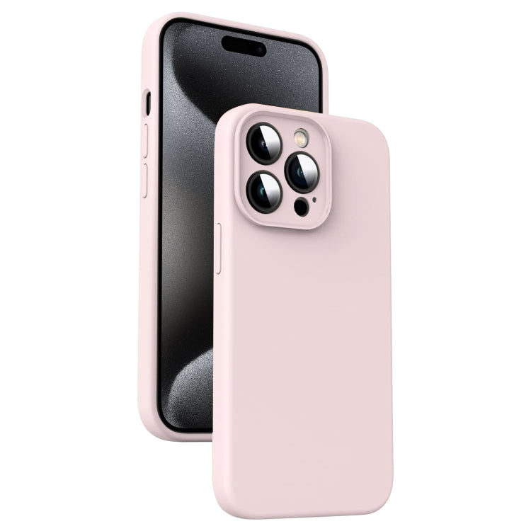 Custodia per telefono antiurto in silicone liquido in microfibra, For iPhone 15 Pro, For iPhone 15 Plus, For iPhone 15, For iPhone 14 Plus