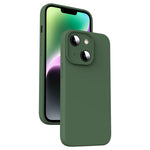 Custodia per telefono antiurto in silicone liquido in microfibra, For iPhone 15 Pro, For iPhone 15 Plus, For iPhone 15, For iPhone 14 Plus