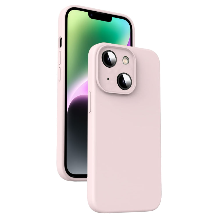 Custodia per telefono antiurto in silicone liquido in microfibra, For iPhone 15 Pro, For iPhone 15 Plus, For iPhone 15, For iPhone 14 Plus