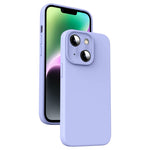 Custodia per telefono antiurto in silicone liquido in microfibra, For iPhone 15 Pro, For iPhone 15 Plus, For iPhone 15, For iPhone 14 Plus